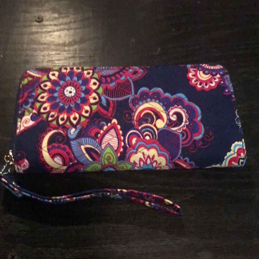 Floral handbag/clutch/wristlet/wallet